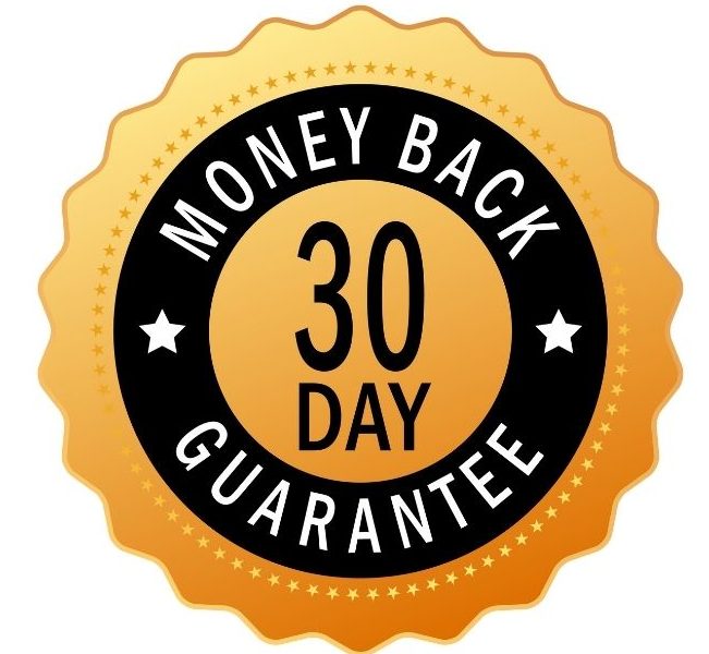 money back 30 day guarantee